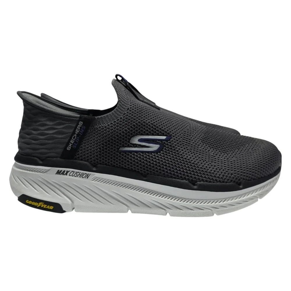 Skechers Slip-ins Max Cushioning Advantageous Mens 13 Charcoal Black 220839WW